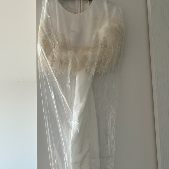 The Attico Feather Trimmed Gown - Picture 4 of 8